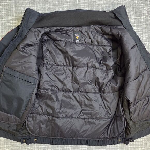Flying Cross Duty Jacket Men's Med-Tall Waterproof Black Zip-out Quilt Lining - Picture 6 of 10